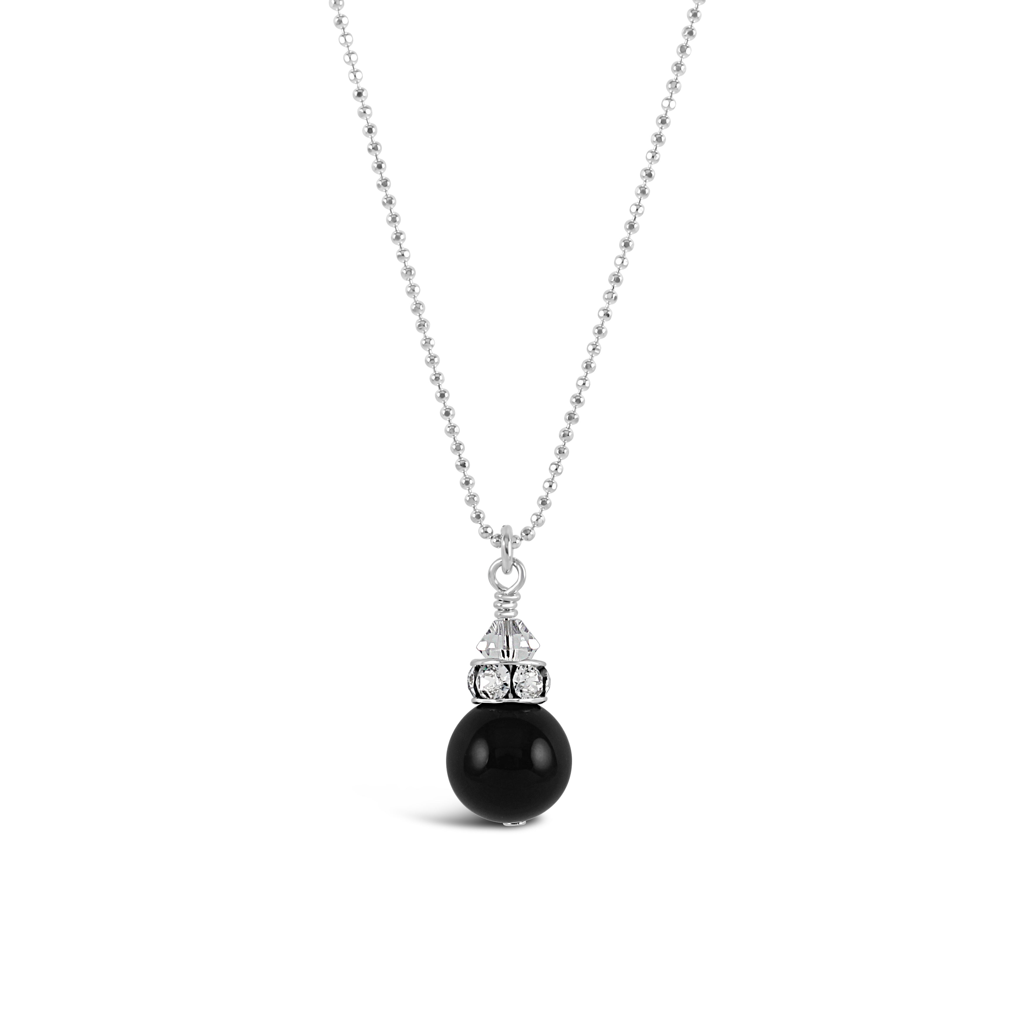 Classical Petite Luxe Necklace (Black Onyx)