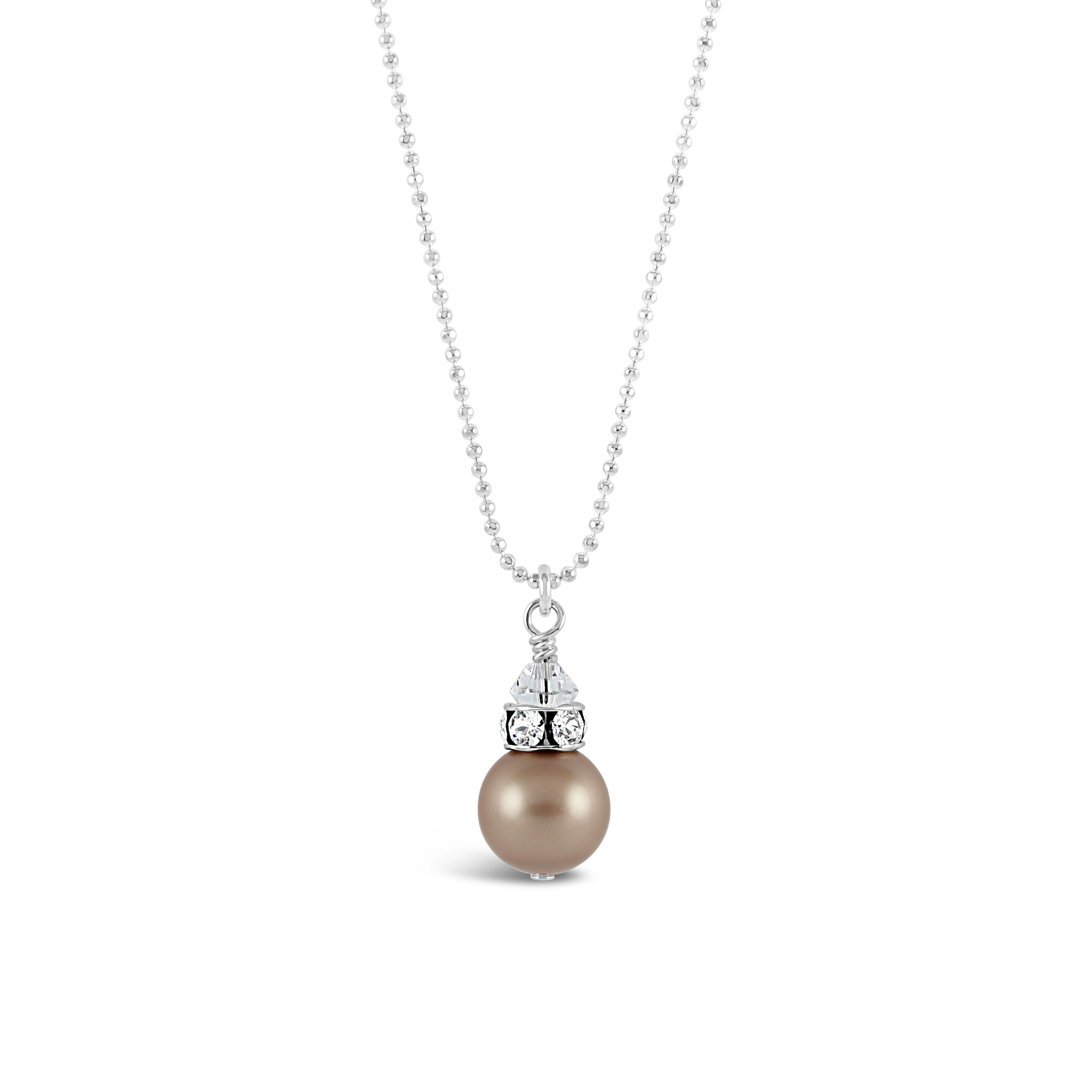 Classical Petite Luxe Necklace (Powdered Almond)